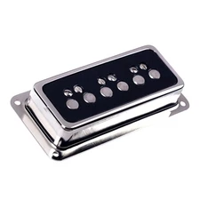 DeArmond Dynasonic Single Coil Neck Pickup, Nickel/Black