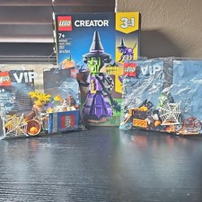 LEGO Halloween Bundle 40562 Mystic Witch 40608 40513 VIP Packs