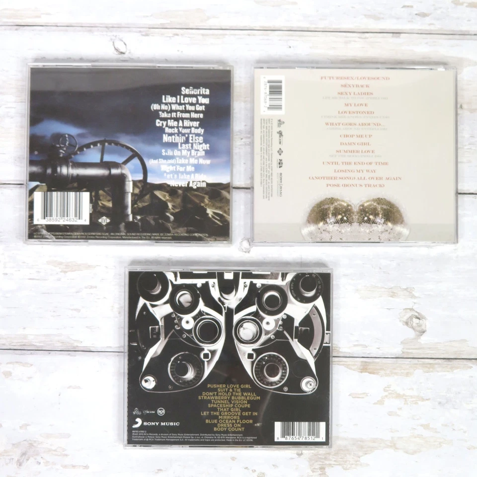 Justin Timberlake CD Bundle Justified 20/20 FutureSex R&B Pop Albums Lot x3 — 第 2/4 张图片