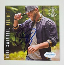Cole Swindell Signed All Of It Autographed CD Cvr LP Album ACOA