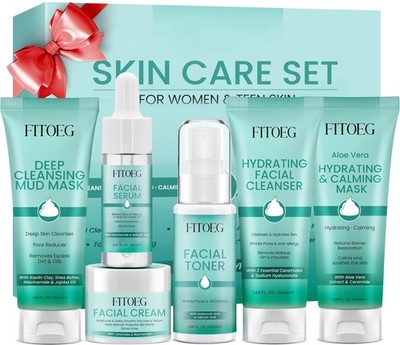 Skin Care Set for Teen Girls,Women Skincare Set,Hydrate,Oil Control,Pore Shri...