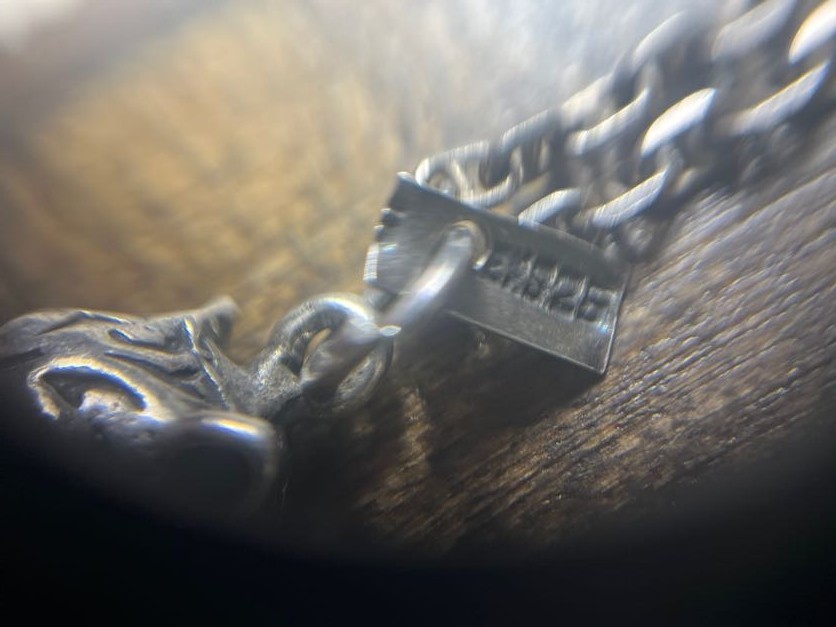 Sterling Silver Jaguar Leopard Pendent Necklace V… - image 4