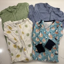 Bamboo Baby Footie Sleepers- Size 3-6 Months - 4x lot