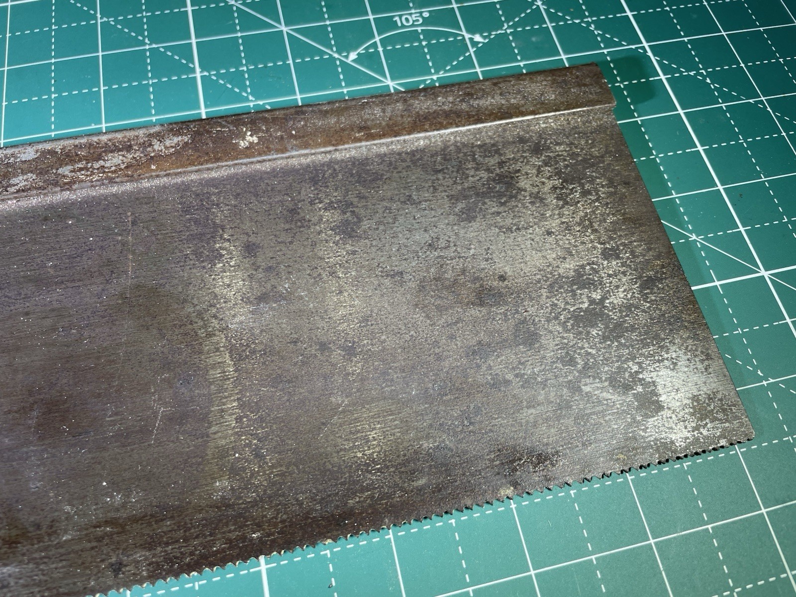 Vintage Warranted Superior Disston Keystone K-1 Hand Saw 14" Blade Made In USA