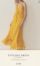 Yellow Solid  V-Neck Ruffle Maxi Dress Sleeveless Strappy s