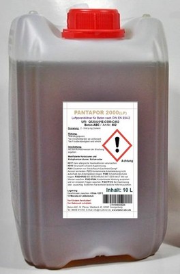 Luftporenbildner 10  Liter, LP Pantapor,  Widerstand gegen Frost-Tausalz