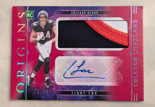 COLSTON LOVELAND 2025 PANINI ORIGINS RPA ROOKIE JUMBO PATCH AUTO RPA #’d /99 🔥