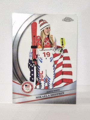 2026 Topps Chrome U.S. Winter Olympics   Mikaela Shiffrin #5 Base