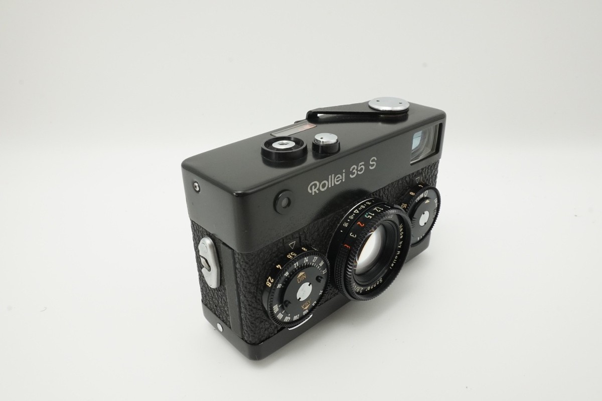 【希少・美品】ローライ Rollei 35 S Sonnar 40mm F2.8 Read][Near MINT] Rollei 35 S Film Camera Black w/ Sonnar
