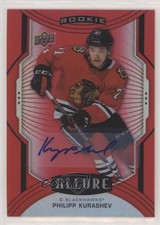 2020-21 Upper Deck Allure Rookie SP Red Rainbow Philipp Kurashev #134 Auto 2oz