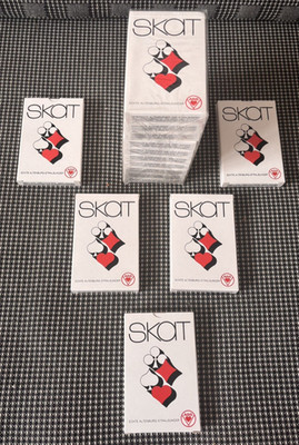 15x Skatkarten ASS Altenburg-Stralsunder abwaschbar + Werbung franz. Bild Rheydt