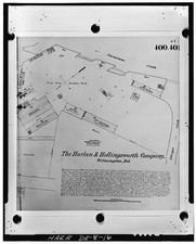 Photo:Wilmington Delaware Harlan & Hollingsworth Company Factory 1900s Map