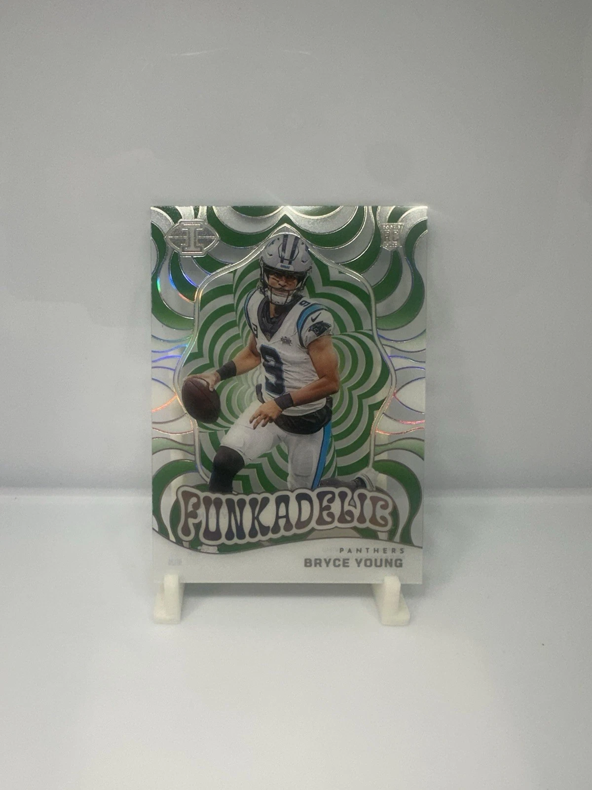 Bryce Young Panini Illusions Funkadelic #13 Green