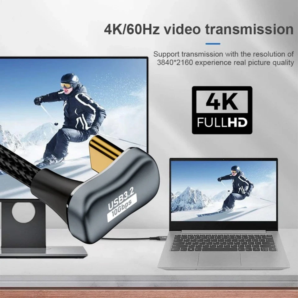 5A Extension Cable Type C Male to USB C Female PD100W Fast Charging Cable1300 - Image 3 of 4