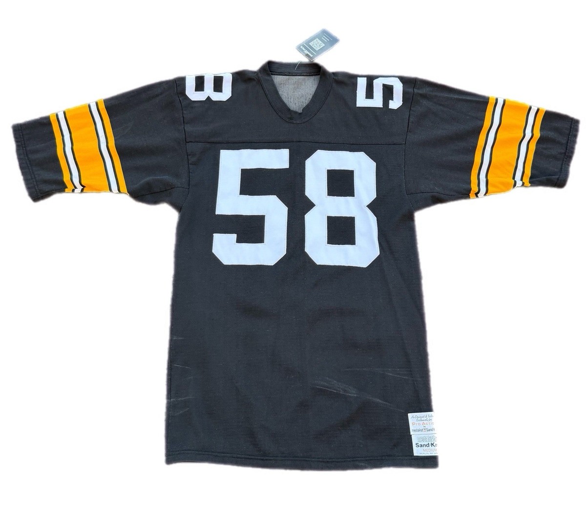 t68 70s 80s ナンバリング タンク ユニフォーム Vintage Sand-knit NFL Pittsburgh Steelers Jack Lambert 70s 80s