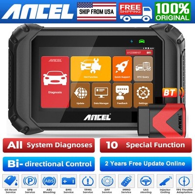 ANCEL V5 BT Bidirectional Car OBD2 Scanner All System Auto Diagnostic Scan Tool
