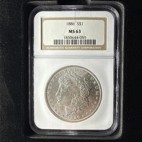 1886-P Morgan Silver $1 Dollar NGC MS63