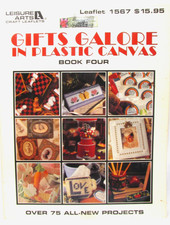 Gifts Galore 75 Projects Plastic Canvas Pattern Book 4 Leisure Arts 1567