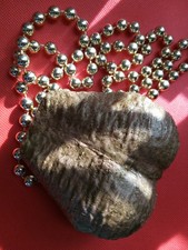 Realistic Fake Latex Gold Testicles Balls Nuts Scrotum Ball Sac Sack Pendant