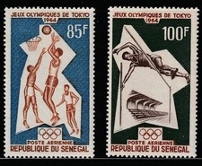 Senegal    1964    Sc # C 37-38    Olympic    MLH    OG
