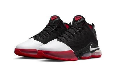 Nike Lebron 19 Low Bred Men's Shoes Black-Red-White Mens 10.5