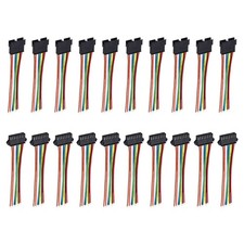 Male to Female 8Pin Breadboard Jumper Wire 2.54mm Pitch Cable 20cm 10 Set