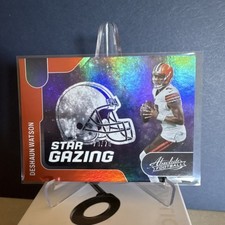 Panini 2022 Absolute Deshaun Watson SG-15 Spectrum Orange /75 Browns Football