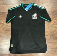 Mexico Soccer Jersey Black/Green/Red/White Men’s Size L