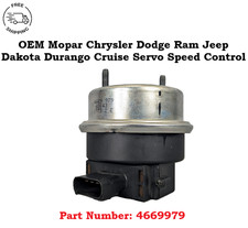 Mopar Chrysler Dodge Ram Jeep Dakota Durango Cruise Servo Speed Control 4669979 Mopar Chrysler Dodge Ram Jeep Dakota Durango Cruise Servo Speed Control 4669979