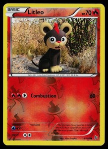 Pokemon XY - Flashfire 18/106 Litleo Reverse Holo