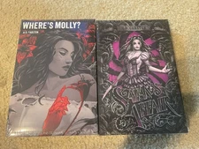 UNSIGNED Mystic Box - HD Carlton - Where's Molly and Satan's Affair Book SEALED