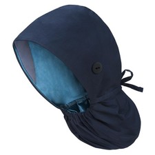 Cotton Silk Lined Satin Surgical Scrub Cap With Buttons And Sweatband