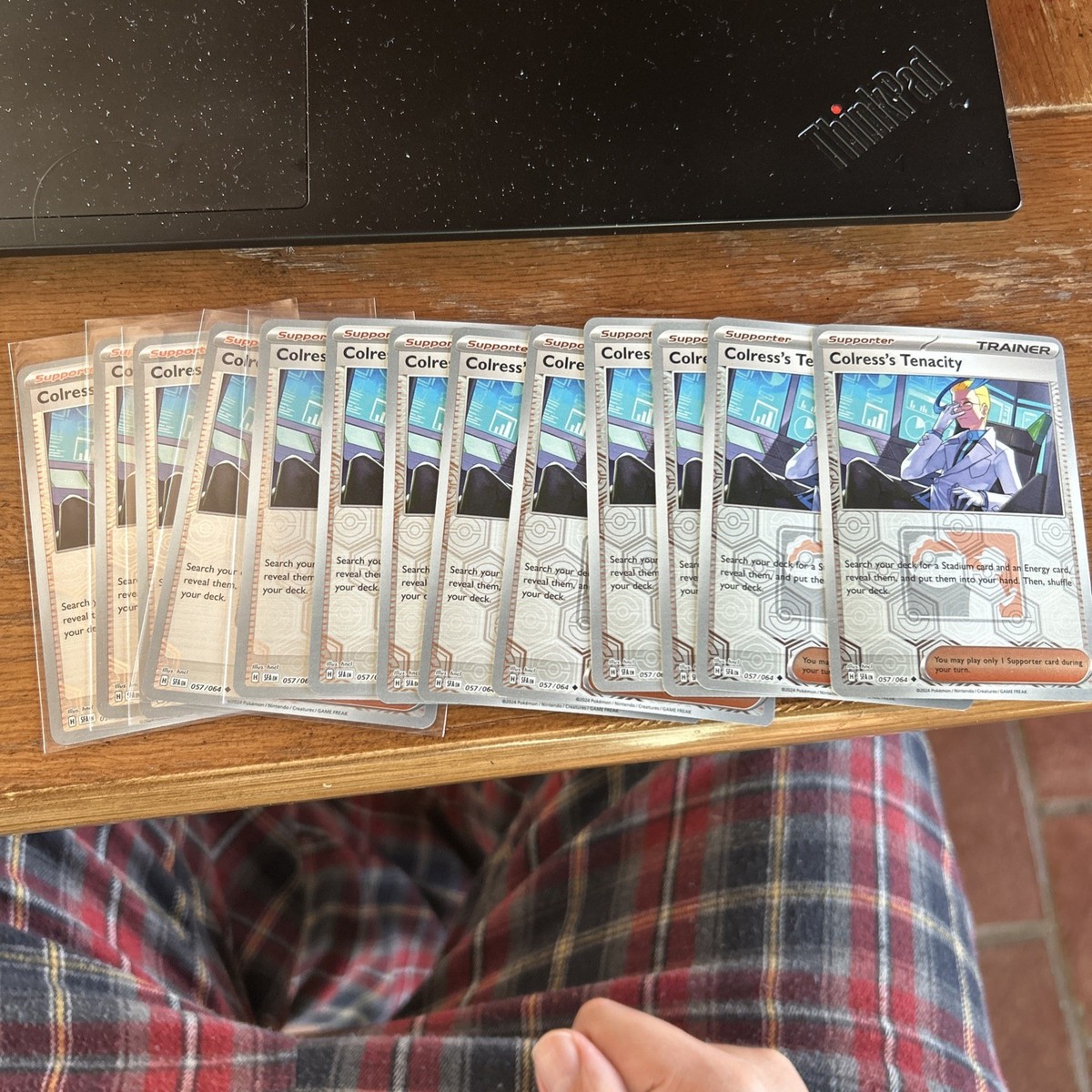 Colress's Tenacity 057/064 League & Championship Cards Reverse