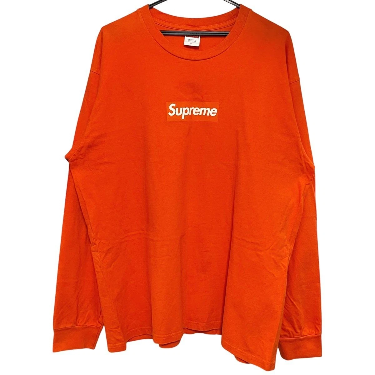 T shirt d'occasion SUPREME Supreme 20AW Box Logo L S TEE XL taille orange boîte logo 2