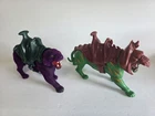 Vintage Panthor & Battle Cat Complete Masters of the Universe MOTU