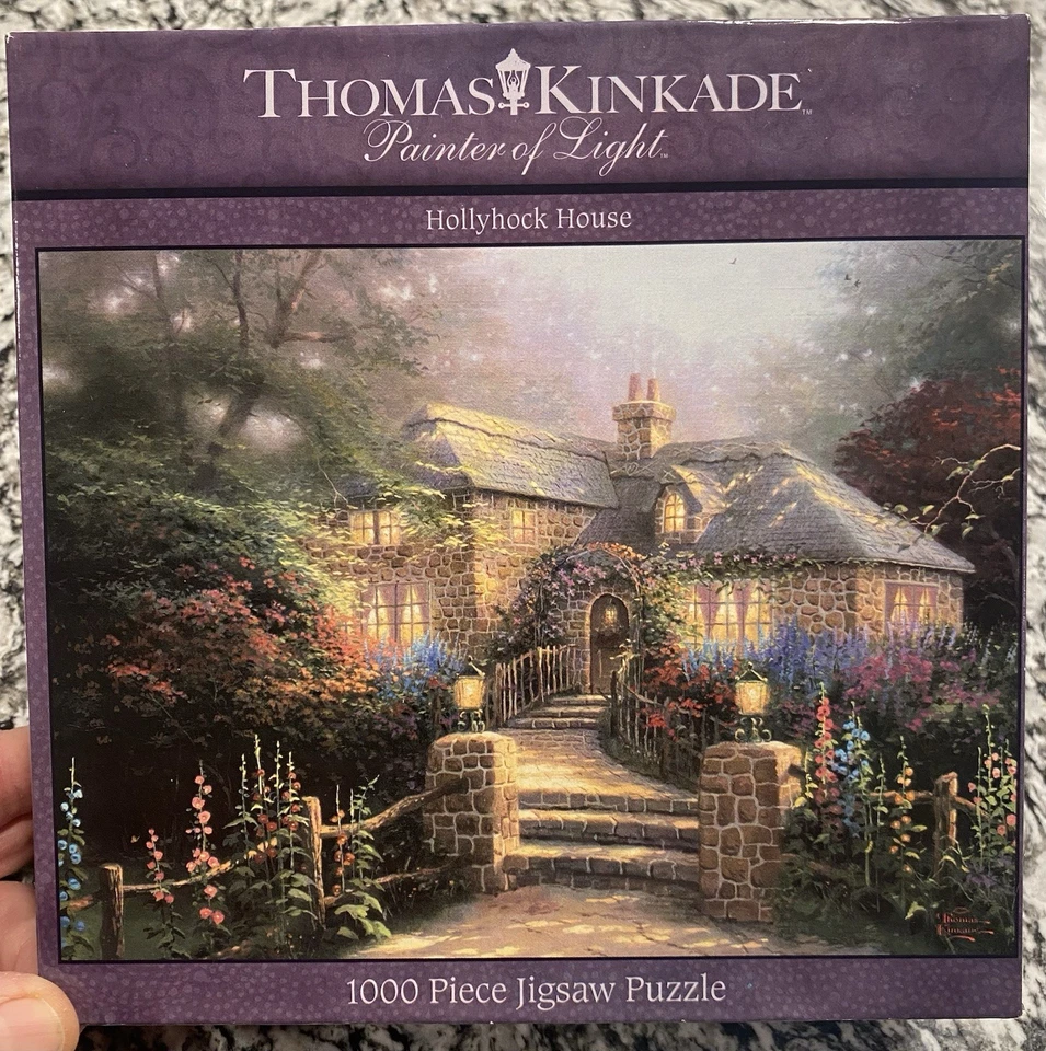 🔴🔵Thomas Kinkade, 4 Puzzle Lot, RARE, 1000 pce each Great Multi-Pack Value🔴🔵 - Image 3 of 4