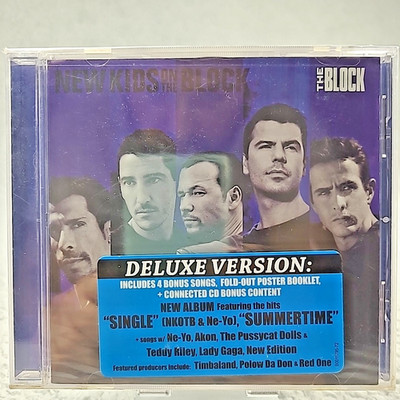BLOCK NEW KIDS ON THE BLOCK DELUXE VERSION CD 2008*NEW* w/NE-YO LADY GAGA AKON