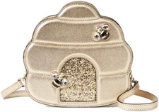 New Kate Spade Down The Rabbit Hole Beehive Gold Crossbody Bag Purse wkru4207