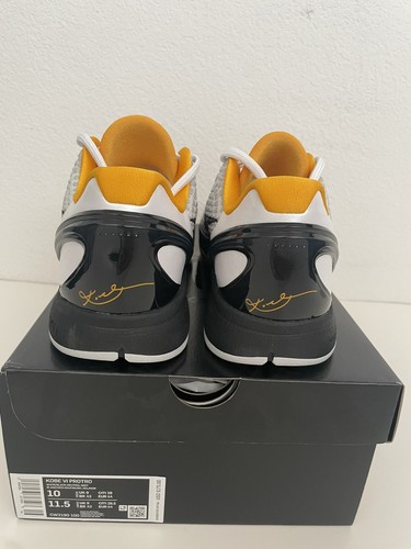 Kobe 6 Protro Playoff Pack weiß Del Sol Größe 10 - Bild 6 von 10