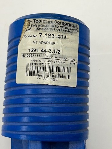 Adaptador brida CAT 40 V 4MT MORSE TAPER BISON TMX 7-183-404 POLONIA - Imagen 7 de 7