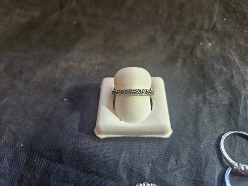 Lot of 5 rings- silver size 6-6.5 (16943) - Picture 3 of 6