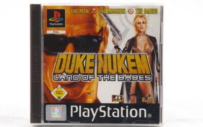 Duke Nukem: Land of the Babes (Sony PlayStation 1/2) PS1 Spiel in OVP
