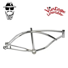 F&R ORIGINAL LOWRIDER 20" Bicycle Lowrider GENUINE Steel Frame CHROME Part