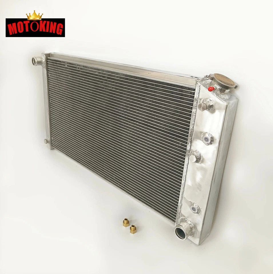 Radiador para 1968-1972 Buick Skylark LeSabre/Chevy Impala El Camino AT Aluminio Foto 3 de 4
