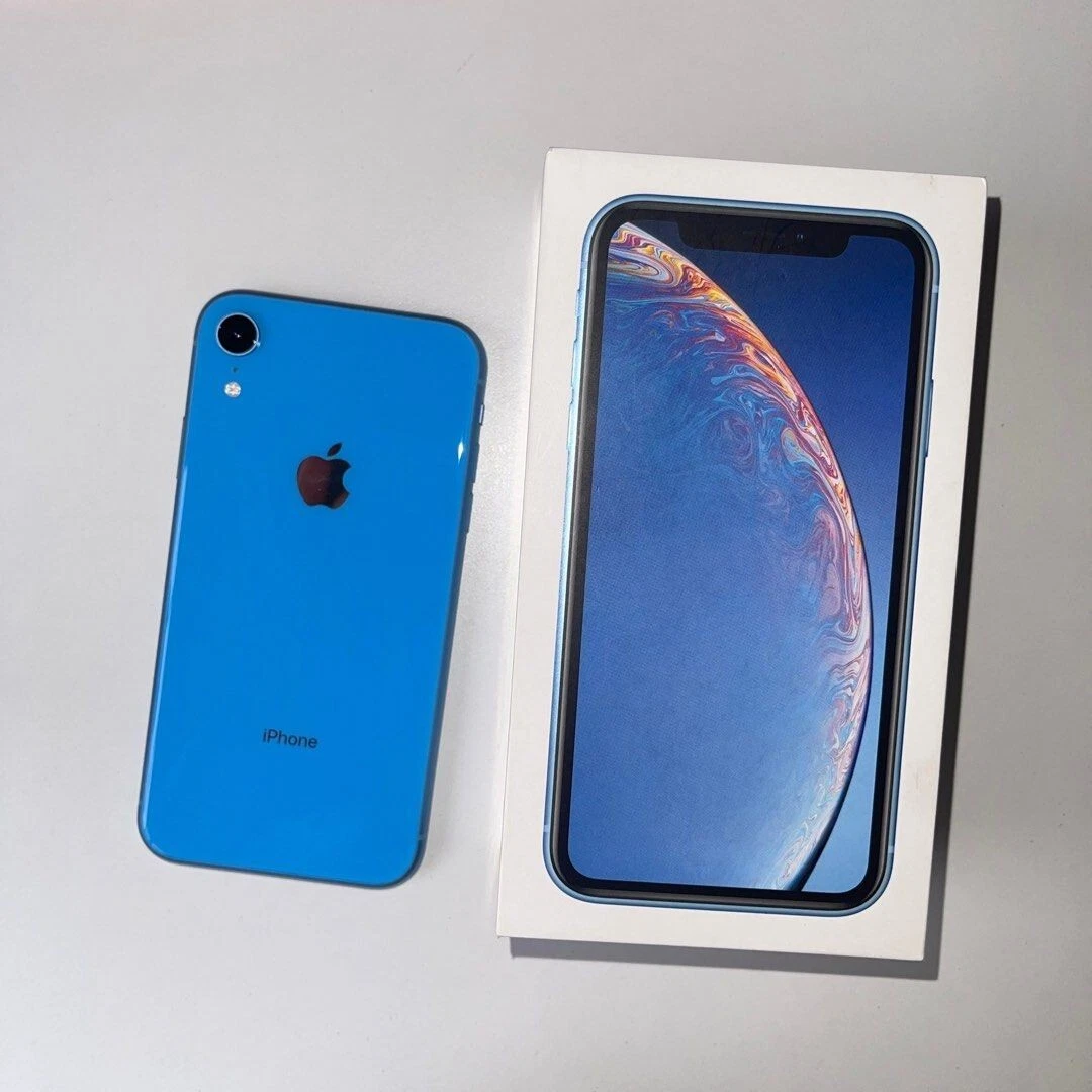 iPhone XR 10R Blue 64 GB au | elchate.com