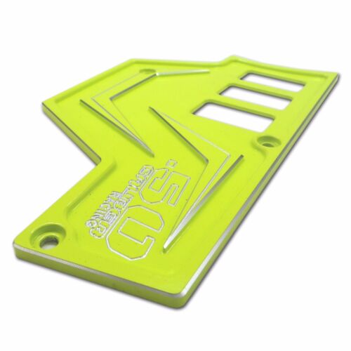 2 Piece 6 Switch CNC Dash Panel Speedometer RZR XP1000 S 900 1000 Lime Squeeze - Picture 4 of 6