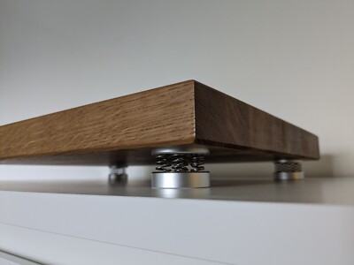 Oak Hardwood Hi-fi Spring Isolation Platform Turntable/Speaker/Amp ...