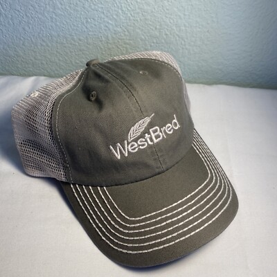 Hat Strapback Cap Mesh Westbred Wheat Farm Agriculture Advertising NEW