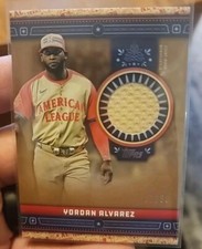 🔥Yordan Alvarez 2024 Topps Update All-Star Stitches #ASR-YA Astros GOLD /50 🔥 
