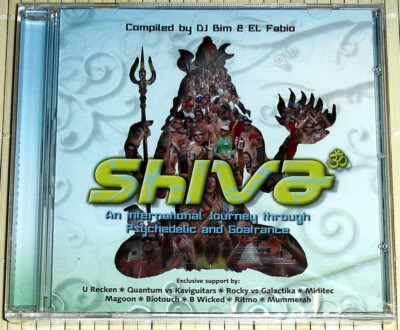 NEU, OVP - SHIVA - Compiled by DJ Bim & EL Fabio - Psychedelic and Goatrance -CD
